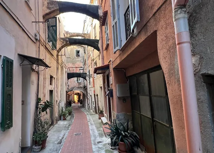 公寓 Casa Storica Di Alma Con Fantastica Vista Mare 圣雷默